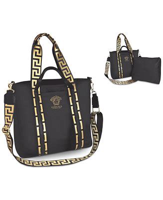 macy's versace tote bag